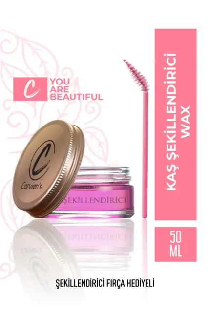 Kaş Şekillendirici Sabitleyici Wax Ile Bükülebilir Fırça